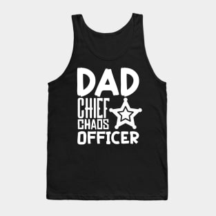 Dad Chief Chaos Officer - Funny Father gift for Husband Tank Top